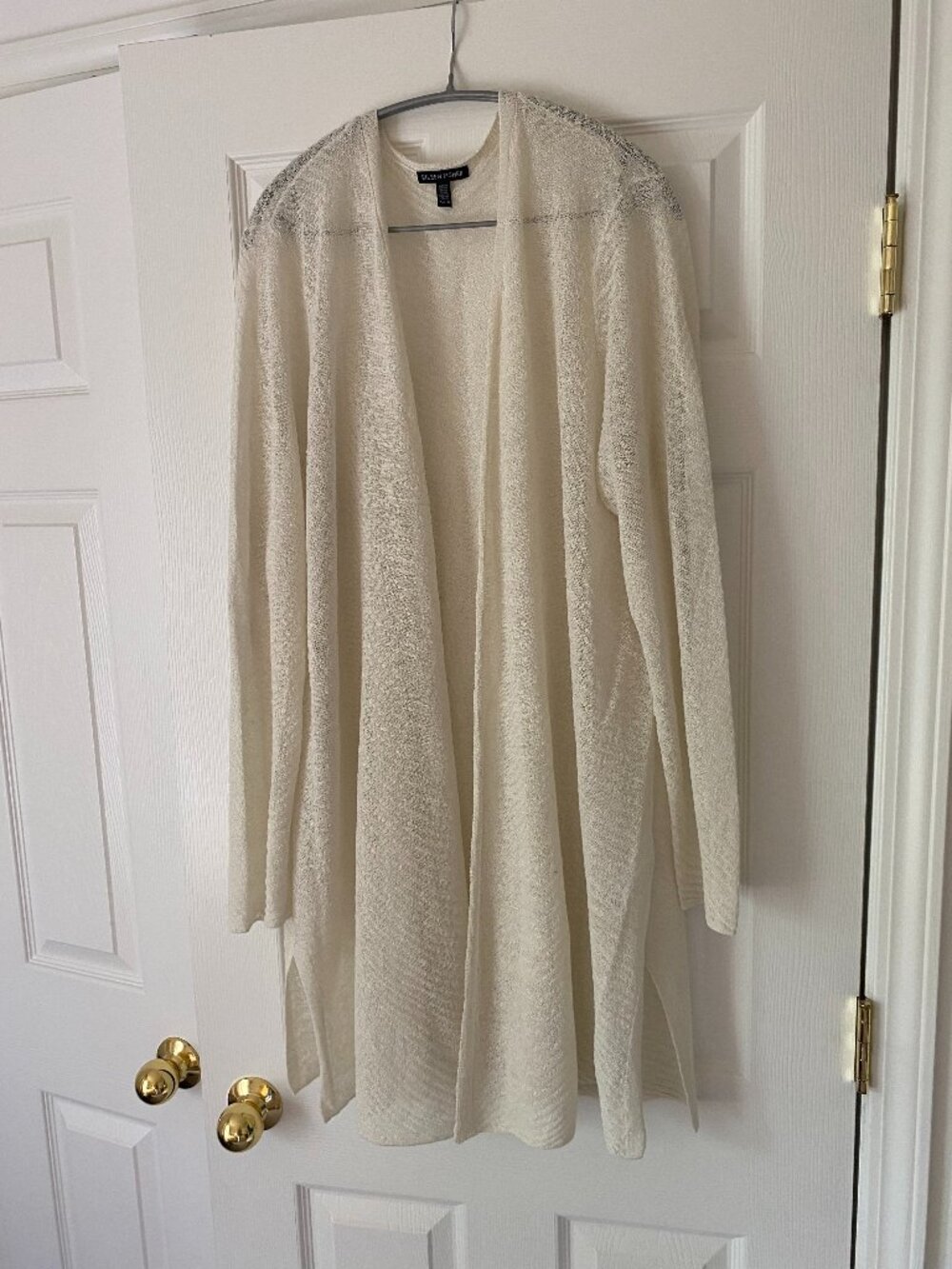 Eileen Fisher Bone Cardigan/Duster